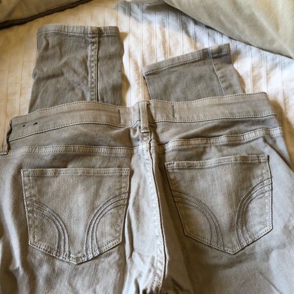 Hollister light grey skinny jeans size 5 - Picture 5 of 5